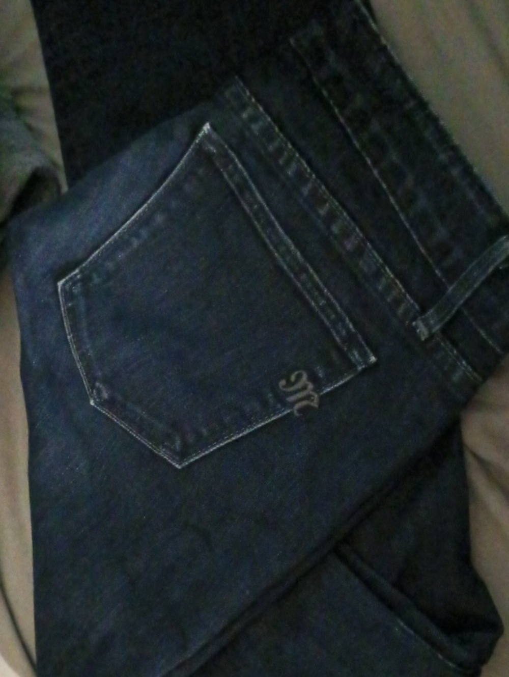 MissMe Dark Denim Straight Leg